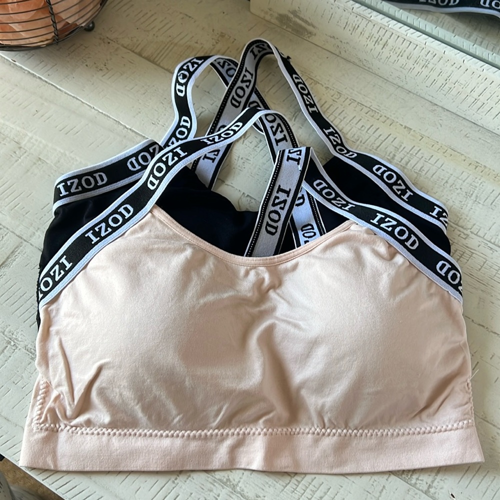 IZOD padded sports bra lightly worn